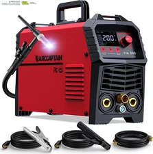  TIG Welder 200A, High Frequency 110V/220V Dual Voltage Tig/Stick/Arc 