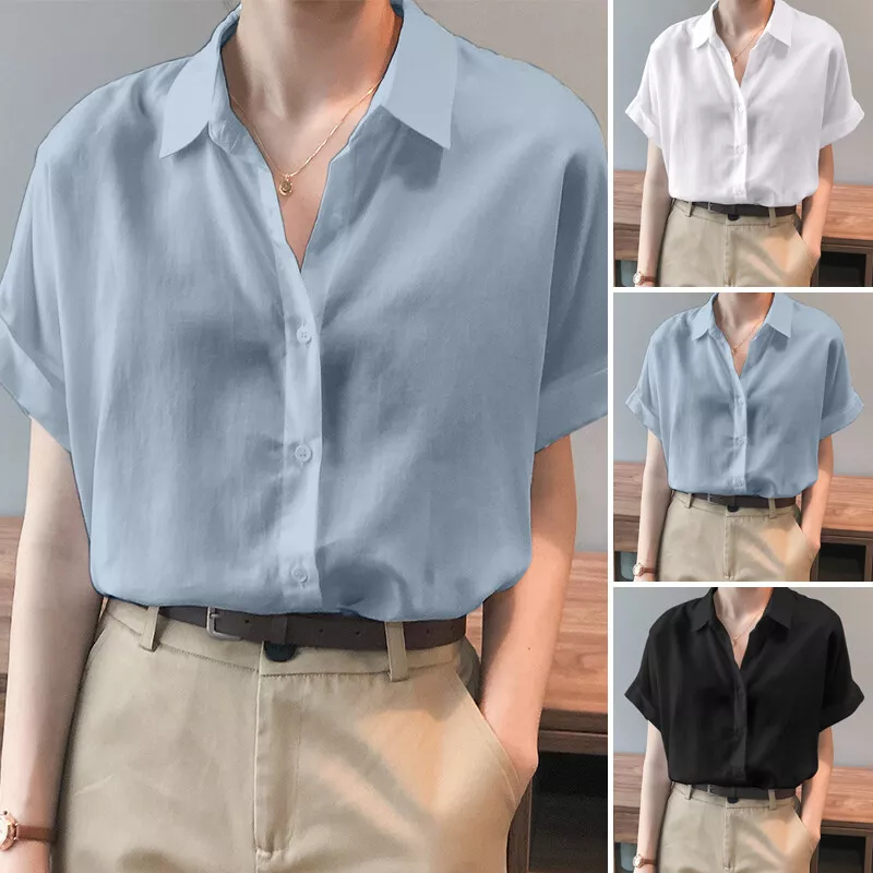 Short sleeve top womens shirts uk