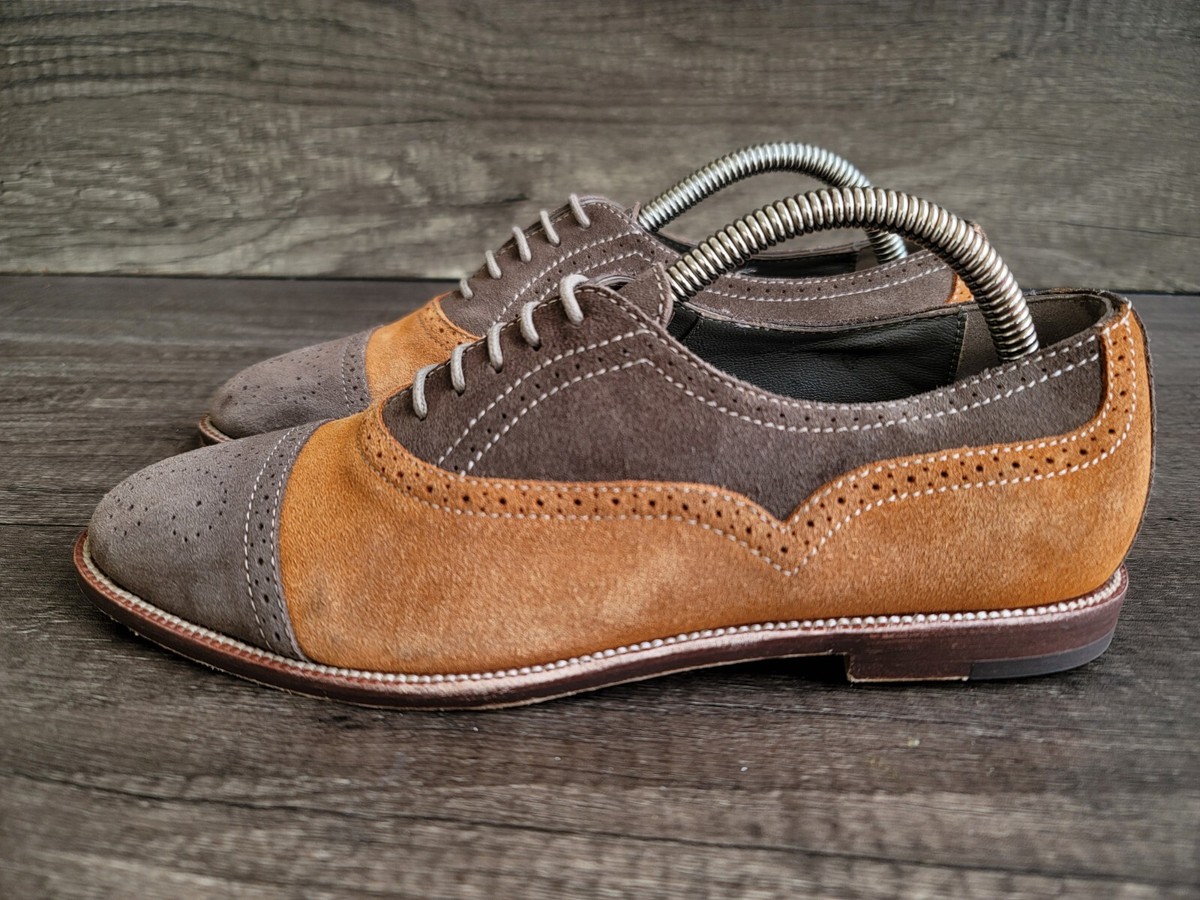 Manolo Blahnik ブラウン 37 Manolo Blahnik Women's Suede Lace Up Oxford shoes Size 37 US