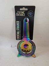 Thyme & Table High Carbon Stainless Steel Rainbow Cocktail Strainer.. New