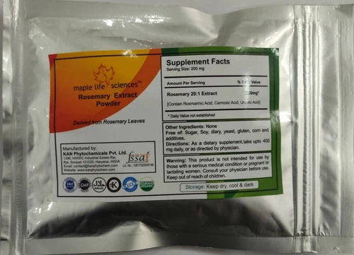Rosemary Extract 20:1  Rosmarinic Acid  Carnosic Acid  Ursolic Acid
