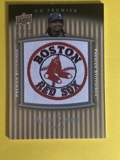 2008 Upper Deck UD Premier Stitchings #MR Manny Ramirez Red Sox SP 10/10 LastONE