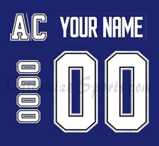 Henderson Silver Knights Customized Number Kit For 2025 Military Uniform