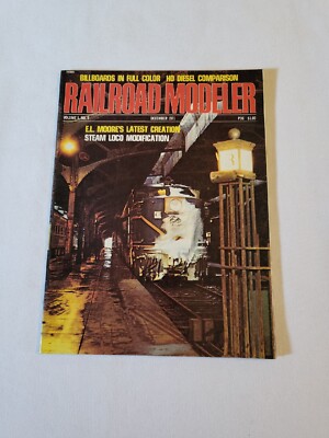1971 December, Railroad Modeler Magazine, E.L. Moore's Latest Creation, (MH595)
