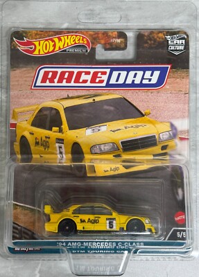 2023 Hot Wheels Race Day '94 AMG-Mercedes C-Class DTM Touring car ,Free Shipping