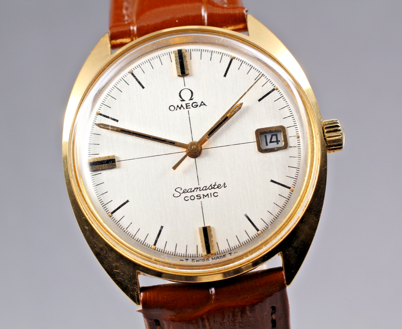 Vintage Omega Seamaster Cosmic 136.017 Gold Plated Manual Watch Cal 613