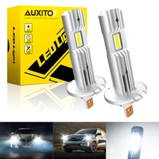 H1 6500K Super Bright White 22000LM 110W LED Headlights Bulb Kit Hi Low Beam DRL