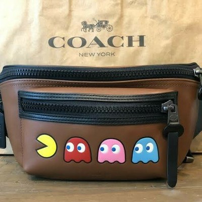 coach pac man belt bag