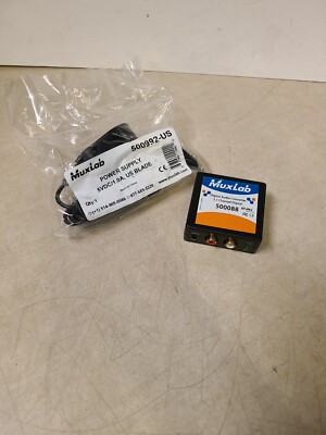 Muxlab Power Supply 5VDC/1.A US BLADE With Digital Audio Converter 500088