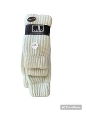 b.ella Leg Warmers Greta #6049 46% Angora Blend Mint  -  NEW
