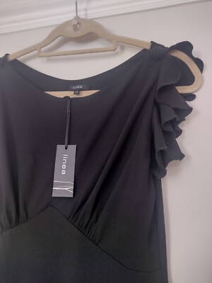 Debenhams Linea Black Formal Dress 12