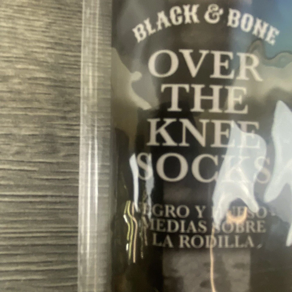 Skeleton Over The Knee Socks Cosplay Dress Up Costume Party Fun - Image 2 of 4