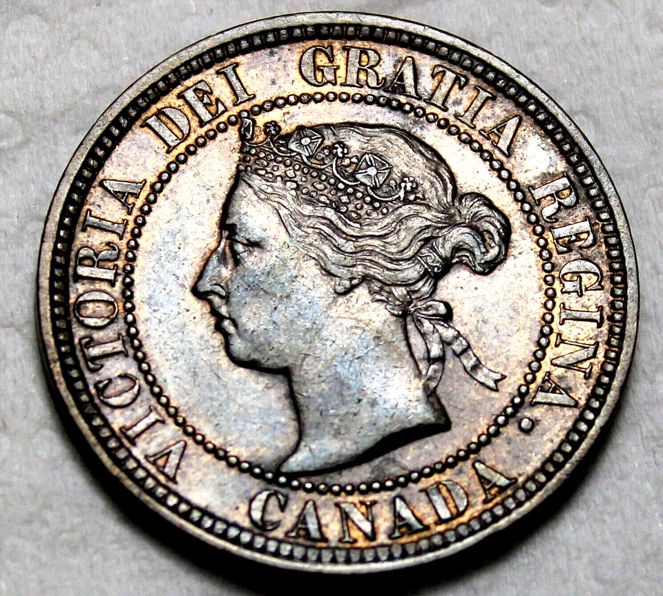 Canada  1882 H  One Cent Almost Uncirculated    249-291 - Image 2 of 4