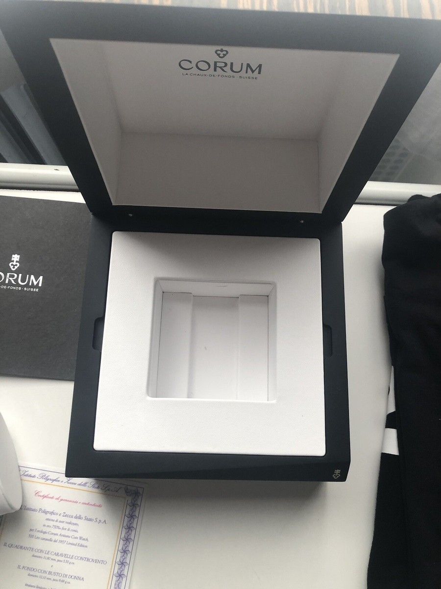 Corum TRIBUTE TO LIRA ARTISANS COIN WATCH 500 LIRE CARAVELLE 1957