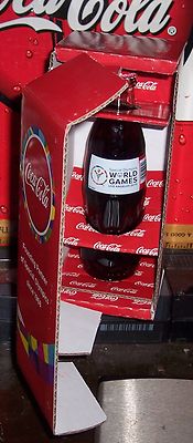 2015 SPECIAL OLYMPIC'S WORLD GAMES BOXED 8 OUNCE GLASS COCA -  COLA BOTTLE RARE