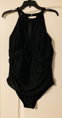 Tempt Me One Piece Black Swimsuit Size L