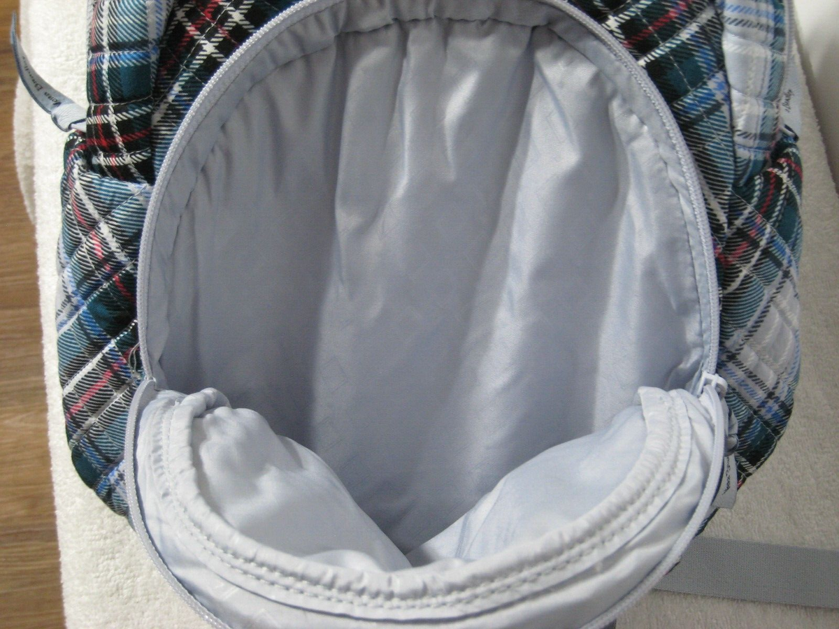 Vera Bradley Snowy Plaid Essential Compact Backpack Excellent Condition Retired New Vera Bradley Essential Compact Backpack Snowy Plaid  main image 2