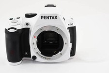 Pentax K-50 16.3MP Digital SLR Camera White Body English Language From Japan