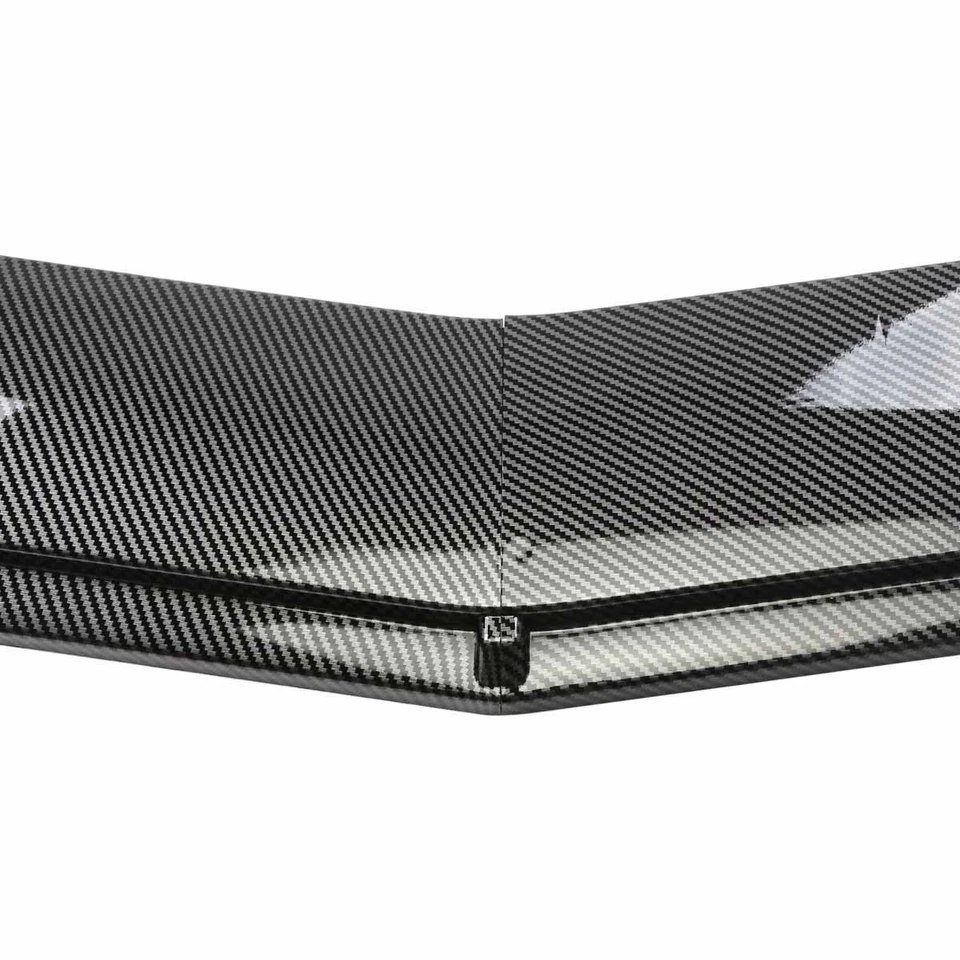 For BMW F10/F11 520i 528i 535i 550i Front Bumper Lip Splitter Carbon Fiber Foto 3 de 4