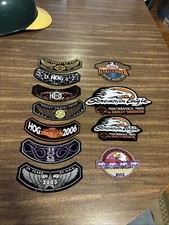 Large Lot Of Harley Davidson Memorabilia Patches  2003  Screamin Eagle Milwaukee