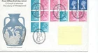 GB - FIRST DAY COVER - FDC - PRESTIGE PANE -1972-  WEDGEWOOD - Pmk Barlaston