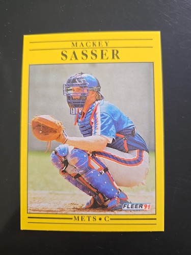 1991 Fleer - #160 Mackey Sasser