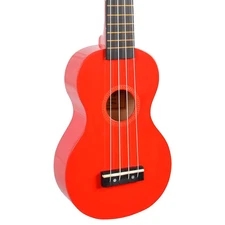 Mahalo Rainbow Series MR1 Soprano Ukulele Red
