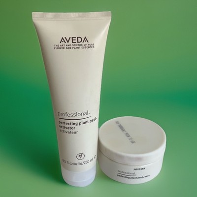 Aveda Professional Perfecting Plant Peel Base & Activator Set 50%+ Full READ