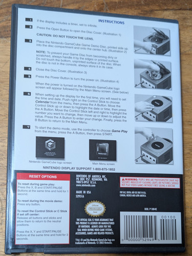 Nintendo Gamecube Interactive Multi-Game Demo Disc Version 13 RARE KIOSK NFR - Picture 2 of 3