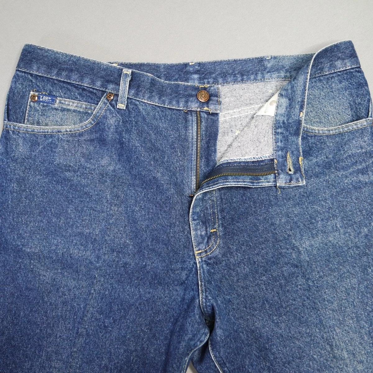 Vintage 80s Lee 200 Riders Regular Fit USA Jeans Distressed Deep 