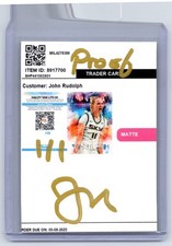 Hailey Van Lith Art Card Limited 1/1 Proof John Rudolph Signed Chicago Sky 1