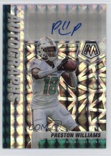 2021 Panini Mosaic Auto Mosaic Preston Williams #A-PW Auto 3do