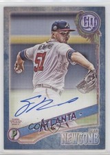 2018 Topps Gypsy Queen Auto Indigo 15/150 Sean Newcomb #GQA-SN Auto 14po