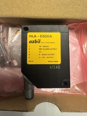 Azbil HLA D500A Industrial Laser Measurement Sensor NEW Yamatake