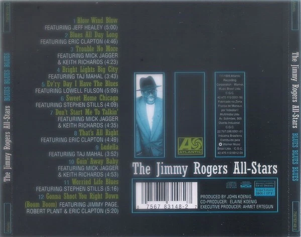 1 CENT CD The Jimmy Rogers All-Stars – Blues Blues Blues / Chicago, Electric Foto 3 de 3