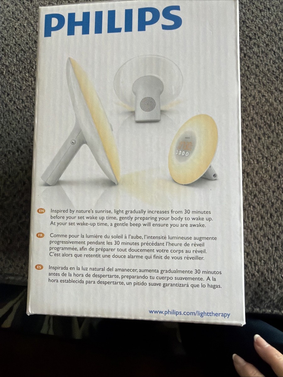 Philips HF3520 60 E Wake-Up Light With Colored Sunrise Simulation