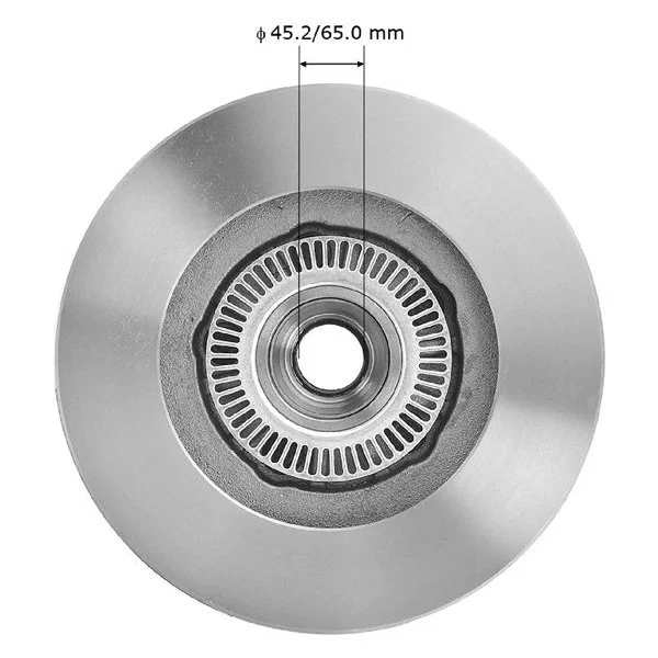 For Ford Explorer 95-01 Brake Rotor Global Premium Plain Vented Front Brake Foto 2 de 4