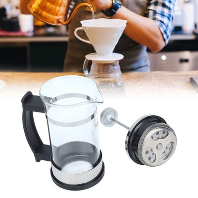 350ml Hand Brewing Coffee Press Pot Heat Resistant Coffee Tea Maker Pot Kettle