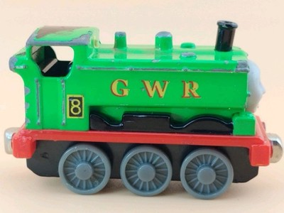 Thomas & Friends #8 Duck Green Engine GWR Take N Play Die Cast Metal 2002