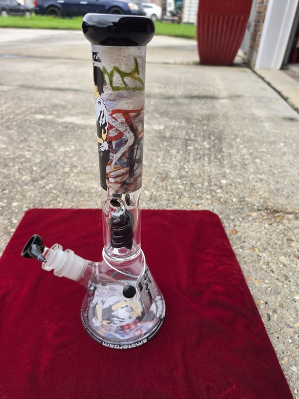 TAG bong / water pipe. Tie Dye, Double Honeycomb, New.