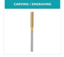 Dremel MAX LIFE 1/8-in. Tungsten Carbide Rotary Carving Bit 9901HP (FLAT TIP)