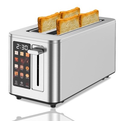 2026 Upgraded Touch Screen Toaster 4 Slice, Premium Stainless Steel Digital B...