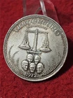 1972 1 TROY OZ 999.0 FINE SILVER WORLD TRADE ROUND                       #T3514