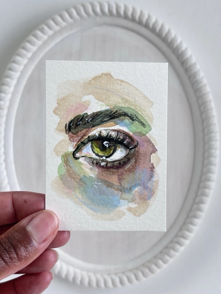 Portrait Original Miniature Art Paintings for sale | eBay
