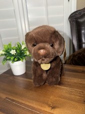 Aurora Miyoni Chocolate Lab Pup Plush Stuffed Animal Toy