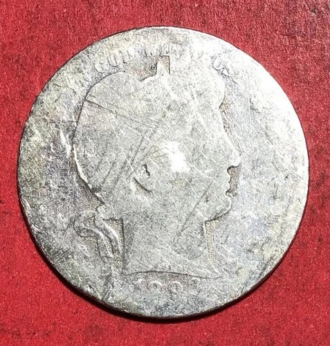 1893O US Barber SILVER Quarter "New Orleans" Mint! Lower Mintage! Coin!