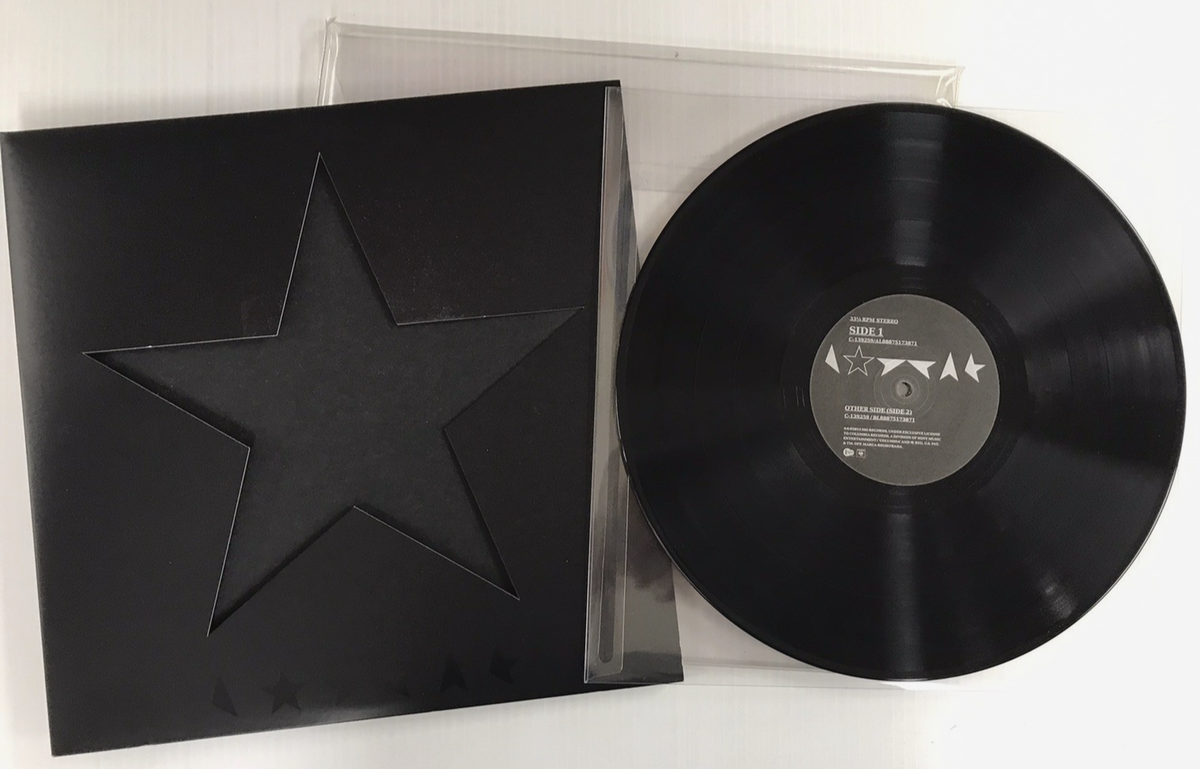 DAVID BOWIE (Blackstar) 2016 Black Vinyl LP **Like New Condition