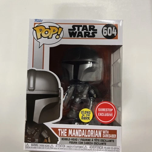 Funko Pop! Star Wars - The Mandalorian with Darksaber - GameStop (Exclusive)