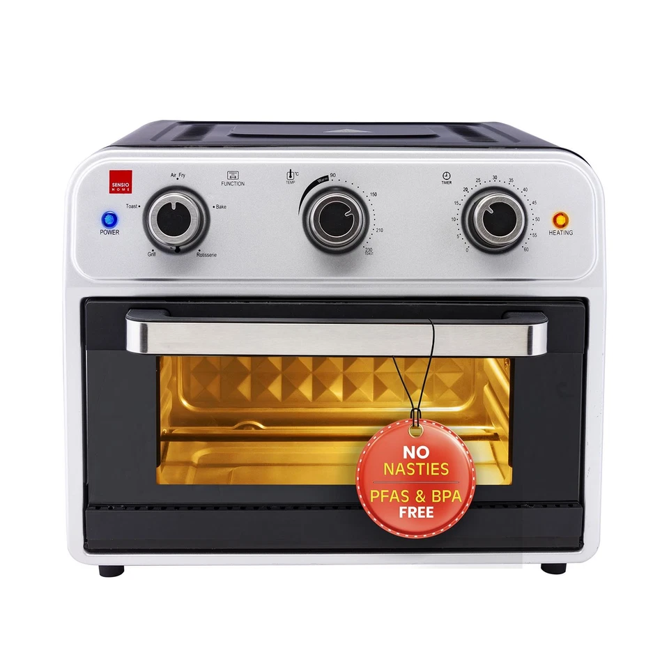 Fritteuse Backofen 21L | Mega Familiengröße Gesundes Kochen 1800W | Sensio Home