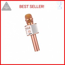 BONAOK Wireless Bluetooth Karaoke Microphone,3-in-1 Portable Handheld Karaoke Mi